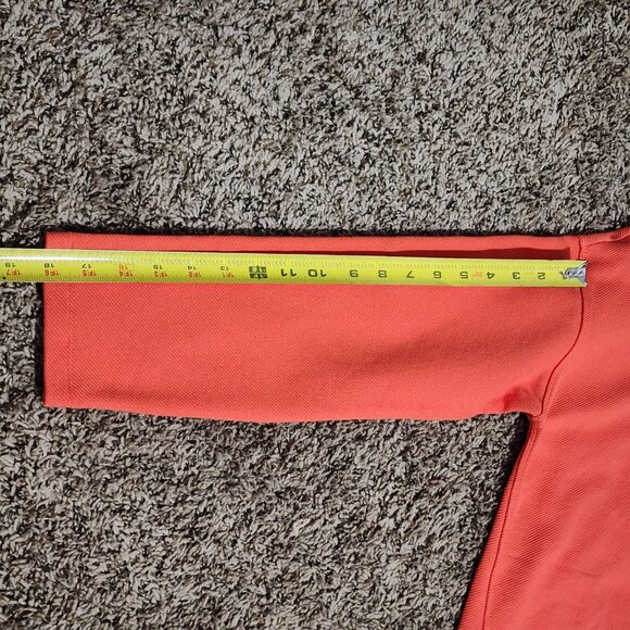 Eileen Fisher Sweatshirt Sweater Orange Size XS/TP Organic Cotton Cabincore - Picture 10 of 10